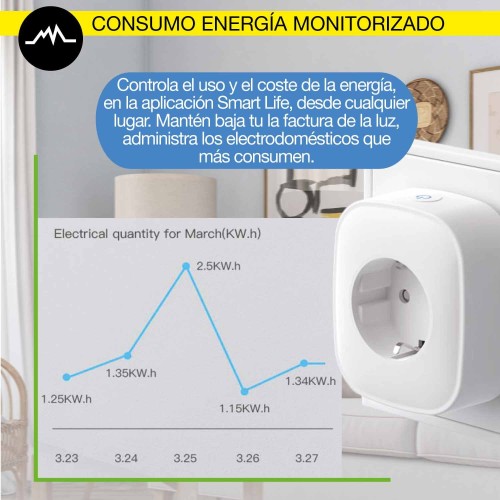 CÓD. 8906 ENCHUFE INTELIGENTE 10A