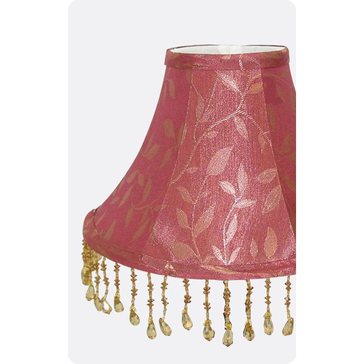 PANTALLA SEDA BURDEOS